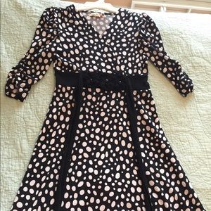 Black and white dress